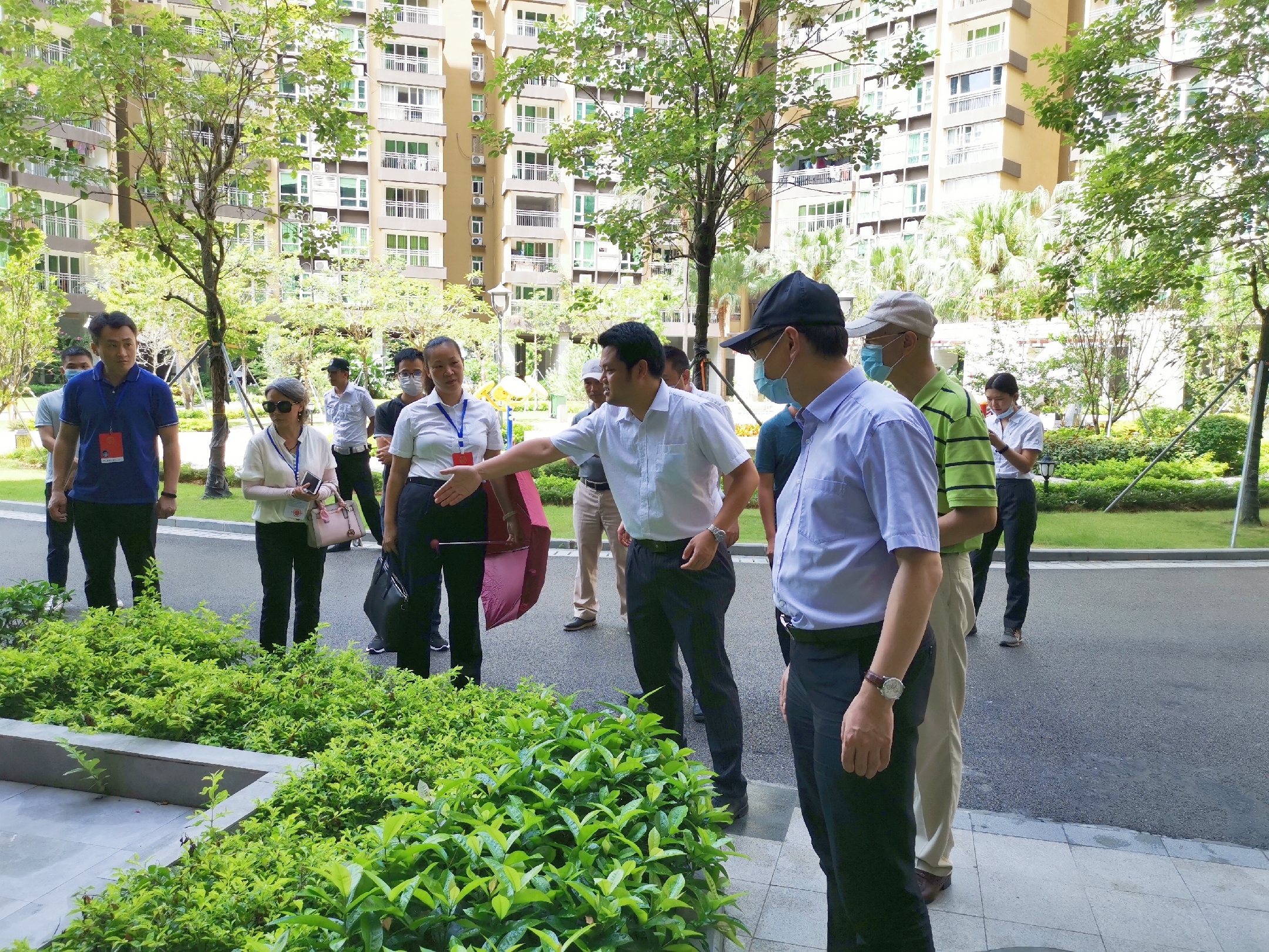 吉大海灣社區(qū)人大代表走訪調(diào)研海愉半島小區(qū)垃圾分類宣傳和實施情況.jpg